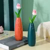 Vasen 2022 Mehrere PE Vase Blume Nachahmung Keramik Kunststoff Blumenvase Blumenkorb Nordischen Stil Moderne Vasen Dekoration Wohnkultur P230411