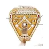 6 Nom du joueur 2021 2022 Championnat de l'équipe de baseball de la Série mondiale Bague Man Soler Albies Fried Son Souvenir Hommes Fan Cadeau Gros Champi Dhcyg