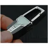 Metal Keychain midja Hang Men Key Chain Charm Holder Ring Chaveiro Porte Holiday Gift Present Drop Delivery Dhrxj