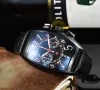 Men's luxury brand Miller Watch 5 pin Quartz full function Calendar Christmas gift Watch waterproof 24 hour calendar larg260c