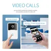 Doorbells Video Doorbell Camera 1080p vid vinkel Anti-stöld Säkerhet 2.4G WiFi Doorbell Video Voice Call Mobile App YQ231111