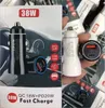 38W USB C CAR CHARGER QC 3.0 PD 4.0 TYPE C TYPE C高速車電話充電器用iPhone 14 13 12 Samsung S22 Ultra Xiaomi Huawei with Retail Boxパッケージ