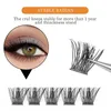 False Eyelashes QSTY 144 Clusters 10/12/14/16mm Mixed Wide Cluster Eyelash Individual Grafting Fake Eyel