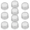 Panelas 10 Pcs Press Shaker Tampa Suco Copo Coquetel Cobre Multiuso Tampas Substituição Tumbler de Vidro para