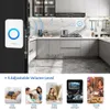 Dzwonki do drzwi meian ip65 Wodoodporne bezprzewodowe drzwi do drzwi inteligentny domek drzwi zewnętrznych dzwonek 60 dzwonek 5 Regulowany lampa diody LED Smart Door Bell