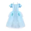 Girls Dresses Cosplay Costume and Princess Accessories Kids Birthday Party Christmas Evening 230410