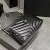 LOULOU أعلى جودة مصمم الحقائب كبيرة الكتف سلسلة حقائب صغيرة المحافظ جلد طبيعي Grosgrain الفاخرة رسالة حقائب اليد محافظ مصمم crossbody
