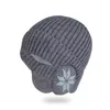 Bonnet Skull Caps Unisexe Ajouter Fourrure Doublée Hiver Chapeau Tricoté Avec Oreillette Mode Bonnet Chapeaux Pour Hommes Femmes En Plein Air Classique Garder Au Chaud Cap 231110