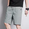 Pantaloncini da uomo 2023 Estate Casual Beach Uomo Morbido Baggy Sottile sciolto a righe Solido Streetwear Sport Quick Dry Jogging 230411