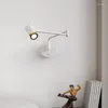 Lampade da parete Vintage Modern Led Luminaria Antler Sconce Deco Decorazioni per camere coreane Finiture Interruttore lampada