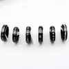 24pcs/Lot RotatingRing Stainless Steel Neutral Jewelry Wedding Rings For Women Men Couple Double layer Aesthetic Free Shiping