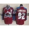 Weng Jerseys 9 Lanny McDonald 14 Rene Robert 27 John Wensink 33 Patrick Roy 52 Adam Foote 92 Gabriel Landeskog Jerseys