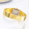 Wristwatches Luxury Gold Watch Trend Ladies Retro Personality Diamond Bracelet 2023 Fashion Shi Ying Women Models