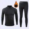 Sous-vêtements thermiques pour hommes, chemises d'hiver, vêtements de nuit Sexy pour polaire, ensemble long Johns, collants à Compression thermique