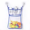 Boîtes de rangement bébé jouet maille sac bain baignoire poupée organisateur aspiration salle de bain trucs filet enfants jeu