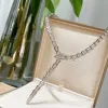 Designer Pendant Necklaces Top V Gold Full Zircon Snake Shape Round Choker for Women Jewelry Party Gift Wedding Lovers