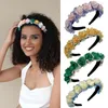 Pinces à cheveux mode tissu coloré fleur bandeaux pour femmes à la mode printemps bijoux faits à la main chapeaux cerceaux accessoires de bijoux floraux