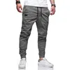 Calças masculinas Spring Autumn Men Calça HAREM JOGGERS PONTES 2020 NOVAS TRUSHERS MASCH MENS Mens Joggers Solid Multi-Pocket Calça Hip Hop Sortpantes W0411