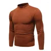 Maglioni da uomo Maglione pullover di marca 2023 Autunno/Inverno Moda Grande sottofondo Mezza collo alto Maglia casual WMT153