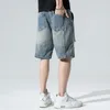 Jeans pour hommes Mode pour hommes Hommes Ripped Short Marque Vêtements Bermuda Été Coton Shorts Respirant Denim Mâle Taille 28-42