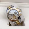 DJ Factory Mężczyzna 40 mm Automatyczny zegarek mechaniczny 904L Wszystkie stal nierdzewna guma ceramiczna Waterproof Noctilucent Sapphire zegarki