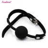 Volwassen speelgoed Slaven Harnas Siliconen Ball Open mond Gag BDSM Bondage Fetisj Restraint Sex Toy for Woman Exotic Accessories SP0021 230411