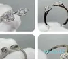 Pierścienie srebrne dla kobiet Pierścień Wedding Rose Gold Ainning Ring Design