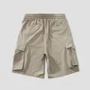 Shorts pour hommes Sports d'été pour hommes Coton Bermudas décontracté Hommes Couleur unie Lâche College Basketball Gym Beach ShortsHDK3270