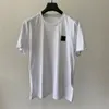 2023 Designer Stones Island T-shirt d'été pour hommes respirant lettre ample imprimé amateurs de mode de rue 100% coton T-shirt hk