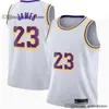 LeBron James Basketball Jerseys Ke Bryant Jersey 2023-24 Edition City White Black