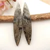 Loose Gemstones Natural Stone Semi-precious Stones Pyrite Fashion DIY Marking Charms Women Earrings Jewelry Gift Gem Customized 50x10x5mm11g