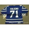 Jersey de Weng 31 Curtis Joseph 2001 31 Grant Fuhr 1991 32 Nick Kypreos 32 Steve Thomas Iafrate Retro Hockey Jerseys