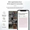 Outros itens de beleza para saúde Monitor de ECG portátil ER2 OLED Bluetooth EKG Cardiaco Monitoramento cardíaco Eletrocardiograma vestível Armazenamento de dados ilimitado Compartilhe 231110