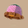 Stingy Brim Chapeaux Japonais Mori ContrastColor Creux Tricoté Respirant Crochet Pêcheur Chapeau Femmes D'été Mince Crème Solaire Soleil Chapeau Seau Chapeau 230411