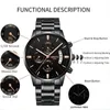 Armbandsur Nibosi Relogio Masculino Mens Watches Top Brand Luxury Famous Men's Watch Fashion Casual Chronograph Military Quartz Wristwatch 230410