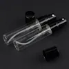 300pcs/lot 5ML Glass Perfume Tube Black Cap Spray Transparent Glass Perfume Bottle Cosmetic Toner Small Sample Spray Bottle