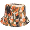 Stingy Brim Hats INS Camouflage Fisherman Hat Male Jungle Print Doublesided Hat Army Fan Hat Leisure Mountaineering Fishing Hat Panama Gorros 230411