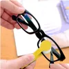 Éponges tampons à récurer Mini lunettes souples lentille nettoyage brosse nettoyant lingette microfibre lunettes lunettes lunettes Sn Rub Drop 220926 Dhbpq