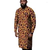 Mäns casual skjortor muslimska långa skjorta män dashiki tryck toppar manlig afrikansk mantel skräddarsydd design anpassad