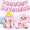 Party Supplies 3 Schicht Cartoon Prinzessin Schloss Kuchen Display Stand Cupcake Rack Halter Geburtstag Baby Dusche Tablett Dekor