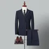 Męskie garnitury 2023 Boutique S-5xl (Suit Spoders) Men Fashion Business Casual dżentelmen Elegancka różnorodność koreańskiej sukienki formalnej dwuczęściową