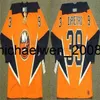 Kob Weng 2004 빈티지 뉴욕 유니폼 27 Michael Peca 39 Rick Dipietro 55 Jason Blake 79 Alexei Yashin 94 Ryan Smyth Orange Retro Hockey