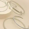 Charm Bracelets 6PCSSET Armband Fashion Opening für Frauen mit Stern Schmuck Accessoires Sets 230411