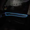 Ny 1M/3M/5M bil Interiör LED Dekorativ lampa El Wiring Neon Strip för Auto DIY Flexibel Ambient Light USB Party Atmosphere Diode