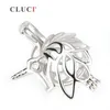 Cluci Fashion 925 Sterling Silver Unicorn Cage Pendant för kvinnor som gör pärlor halsbandsmycken 3st S18101607235D