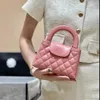 Kalite Mini Alışveriş Çantası Kadın Çanta 19cm Buzağı Crossbody Bag Moda Omuz Çantaları Lüks Zincir Çantalar Tasarımcı Çantalar Kutu C144