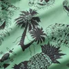 Мужские повседневные рубашки хип -хоп рубашка уличная одежда Мужчина Гавайские рубашки граффити череп дерево harajuku Летняя пляжная рубашка зеленые вершины с коротким рукавом. Повседневные 230410