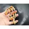 Pulsera Pequeña De Cuentas De Calabaza De Tres Colores Jade Jinsi