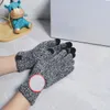 Designer Fashion Knitted Winter Five Fingers Gloves for Men Women Couples Keep Warm Full Finger Mittens Soft Gift Giving