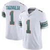 Futbol Jersey Miami''''Dolphins''''custom Erkek Kadın Gençlik Dan Marino Tua Tagovailoa Raheem Mostert Tyreek Hill Jaylen Waddle Jevon Holland Mike Gesicki Austin